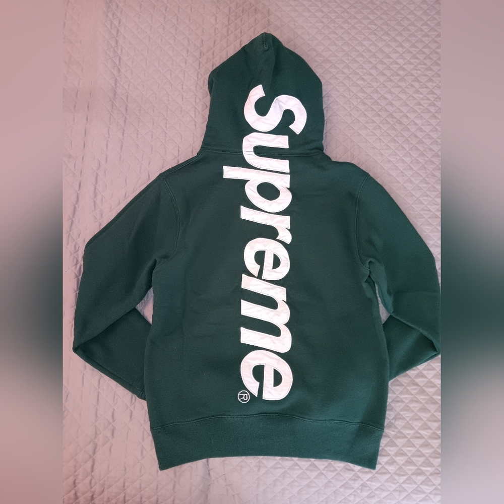 Supreme Green Sweatshirt Casual Pullover